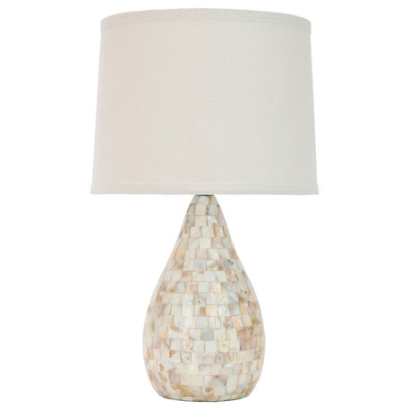 Safavieh Lauralie Ivory Capiz Shell Lamp