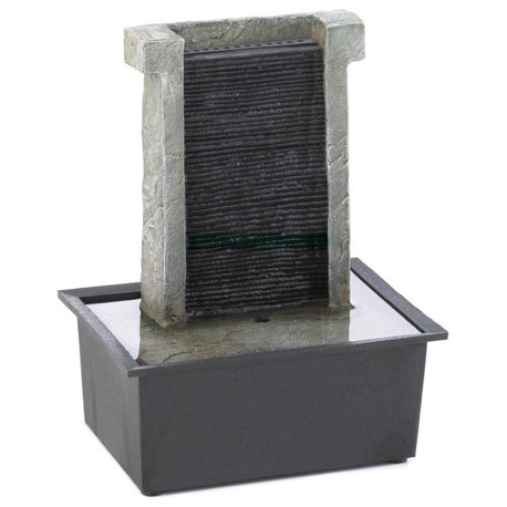Stone Wall Tabletop Fountain