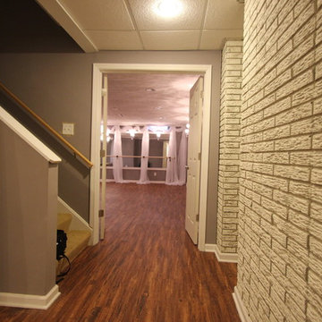 Avon Lake Basement Remodel with Dance Studio