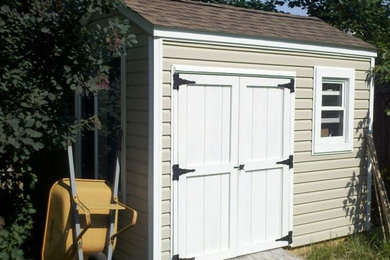 Inspiration for a timeless shed remodel in New York