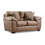 Hoxton Loveseat, Brown