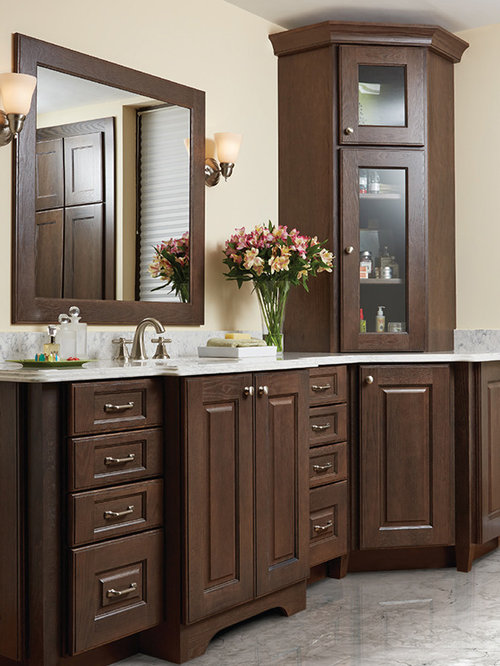 Best 30 Traditional Bathroom with Dark Wood Cabinets Ideas & Decoration