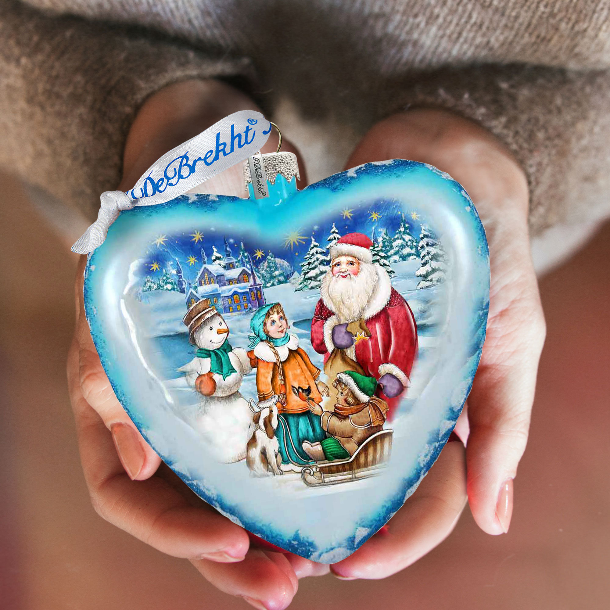 Hand Painted Scenic Glass Ornament Limited Edition Trip - Traditional ...