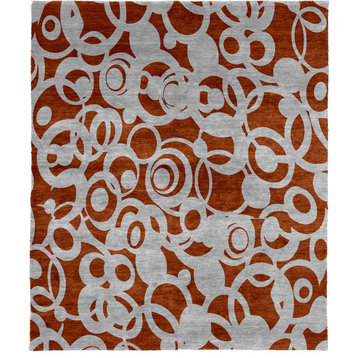 Adelicia A Wool Hand Knotted Tibetan Rug, 5'x8'