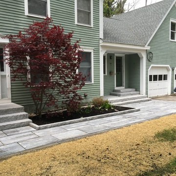 Front Walkway with Dual Granite Entrances