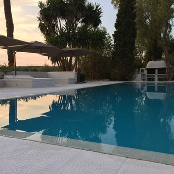 Piscina y Jardin en San Rafel, Ibiza