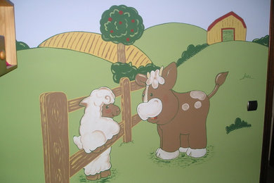 Elegant kids' room photo in Other