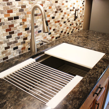 Kitchen Update with The Galley Workstation, Countertops & Backsplash ~ Brecksvil
