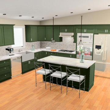Sage Green Kitchen design