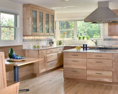 Natural Wood Cabinets Ideas, Pictures, Remodel and Decor  Natural Wood Cabinets Photos