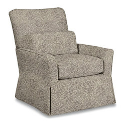 Lena Premier Swivel Occasional Chair by La-Z-Boy shown in Sterling - Products