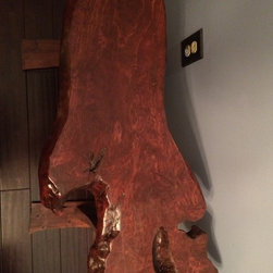 Live Edge Redwood Accent Table - Products