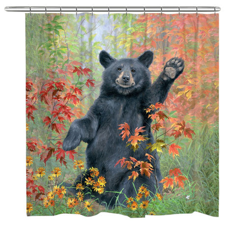 Autumn Greeting Shower Curtain