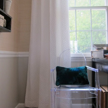 Homework/music room - eclectic, collected, fresh