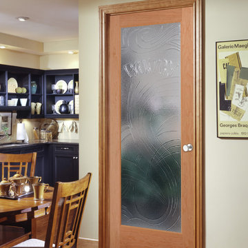 Cast Pantry Decorative Glass Interior Door
