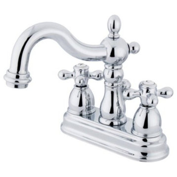 Two Handle 4" Centerset Lavatory Faucet with Retail Pop-up KB1601AX