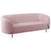Lavilla Pink Velvet Sofa, Pink