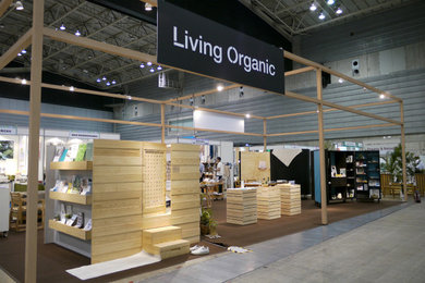 主催者企画ゾーン「Living Organic」全景