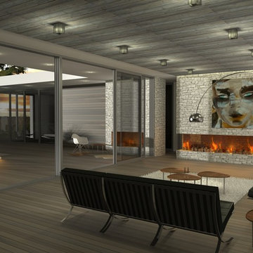 Miami Beach Courtyard Residence