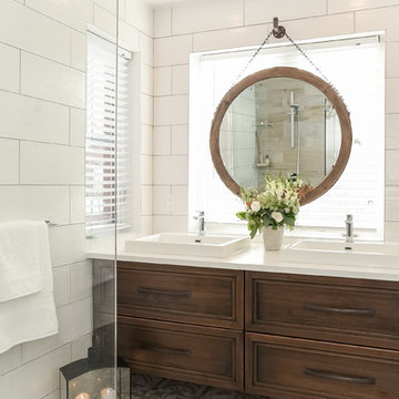 Ensuite with Coastal Vibe