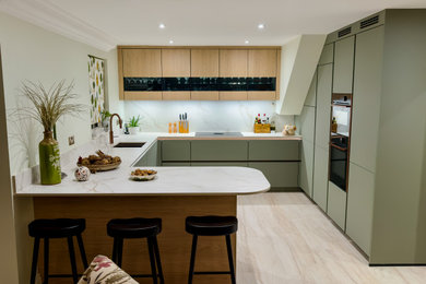 Contemporary kitchen in Dorset.