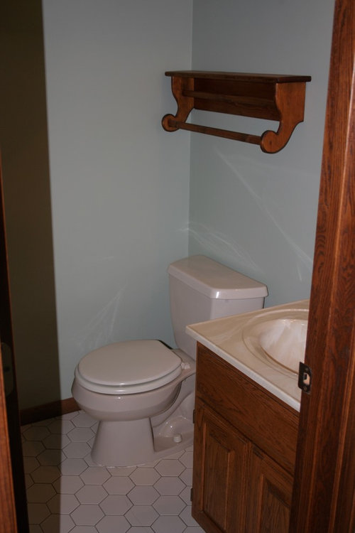 My 80s powder room improved