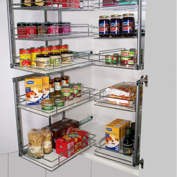 TANSEL Pull Out Pantry Wire Baskets