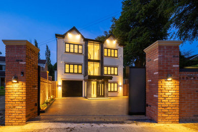 This is an example of a house exterior in Manchester.
