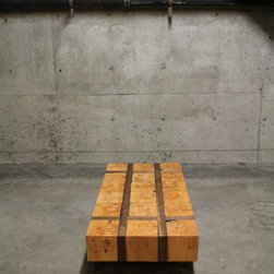 Hobby Project - Reclaimed Beam and Walnut Tables - Coffee And Accent Tables