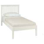 Bentley Designs - Atlanta White Painted Furniture Bed Without Footboard, Single - Atlanta White Painted Single Bed No Footboard features simple clean lines and a timeless style. The range is available in white painted options, to suit any taste. Also manufactured with intricate craftsmanship to the highest standards so you know you are getting a quality product.