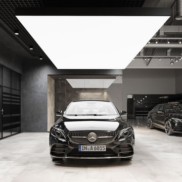 Mercedes-Benz car showroom