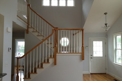 Photo of a traditional staircase in Bridgeport.