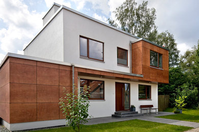 Individuelles Holzrahmenbau Fertighaus – Architektenhaus