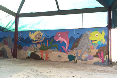 Ocean theme / Exterior Mural