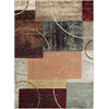Conner Contemporary Abstract Area Rug, Multicolor, 8'x10'