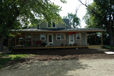 Inspiration for an exterior home remodel in Wichita