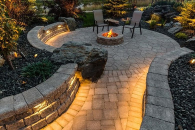 Example of a trendy patio design in Other