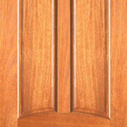 P-642 Interior Wood Mahogany 4 Panel Single Door - Interior Doors