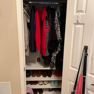 Maximizing Space and Style: White Reach-In Closet Projects