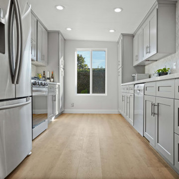 Kitchen and Fire Place Remodel in Carson, CA.