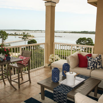 Updated Nautical Penthouse Deck