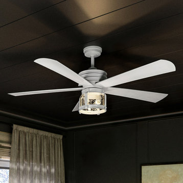 Luxury Coastal Ceiling Fan, Matte White