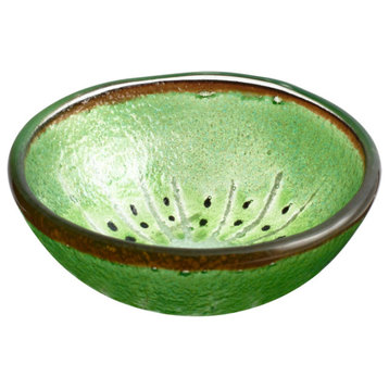 Papeete Glass Bowls, Kiwi