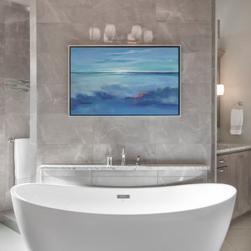 A Unique Master Bathroom gets a Spa-Like Renovation