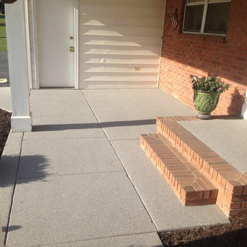 Spray Texture Concrete Overlay
