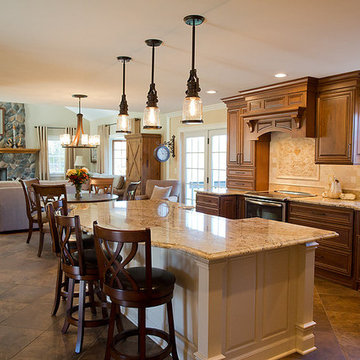Seamless Flow Kitchen by Crystal Cabinets