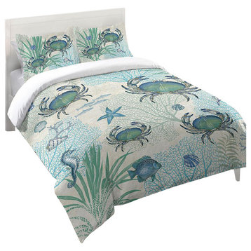Blue Crab Standard Pillow Sham