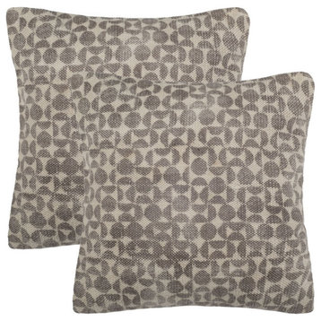 Safavieh Lorri Pillow Set Beige/Cream 18" X 18"