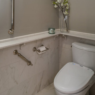 Luxury Master Bathroom Meets Aging In Place
