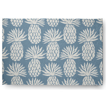 Pineapple Pattern Chenille Rug